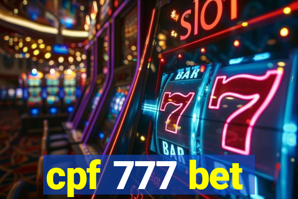 cpf 777 bet